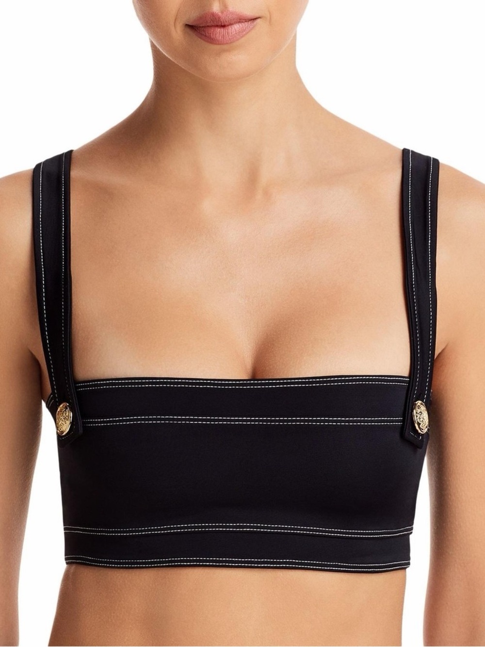 NWT OYE Swimwear Lavinia Bandeau Bikini Top - Size Medium